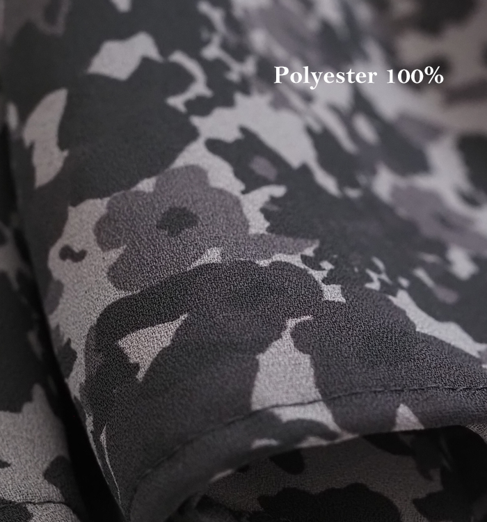 mizuiro ind ミズイロインド フラワープリントロングスカート ブラック系