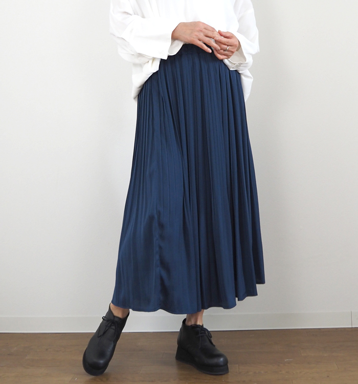 sosotto ソソット 消しプリーツロングスカート レディース
