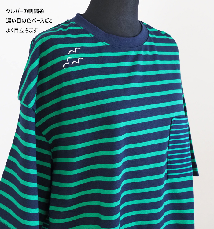 sosotto ソソット ボーダーTシャツ クルーネックプルオーバー レディース