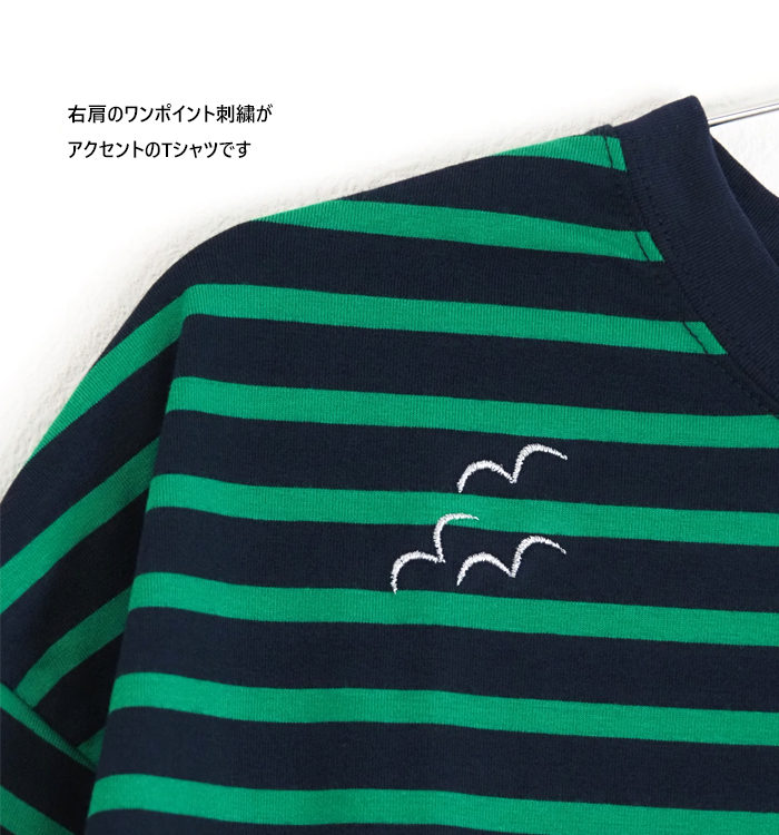 sosotto ソソット ボーダーTシャツ クルーネックプルオーバー レディース