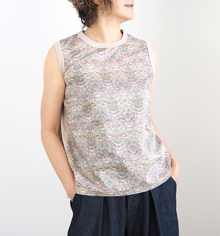 sosotto ソソット LIBERTYドッキング ノースリーブプルオーバー レディース