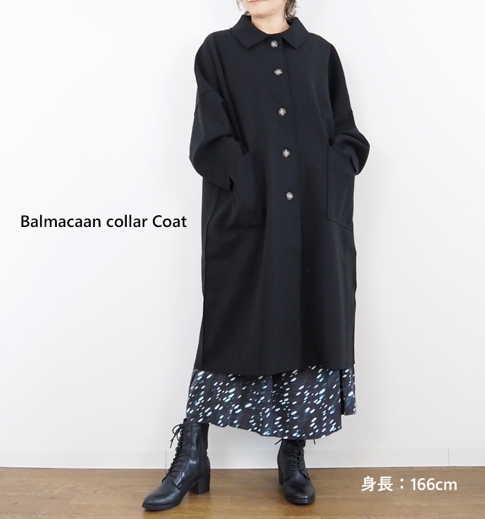 sosotto ソソット ウールライク バルカラーコート レディース