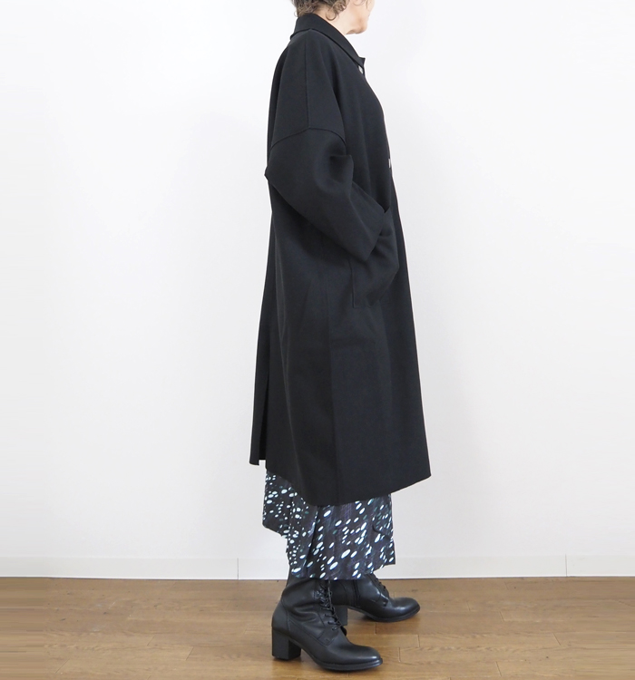 sosotto ソソット ウールライク バルカラーコート レディース