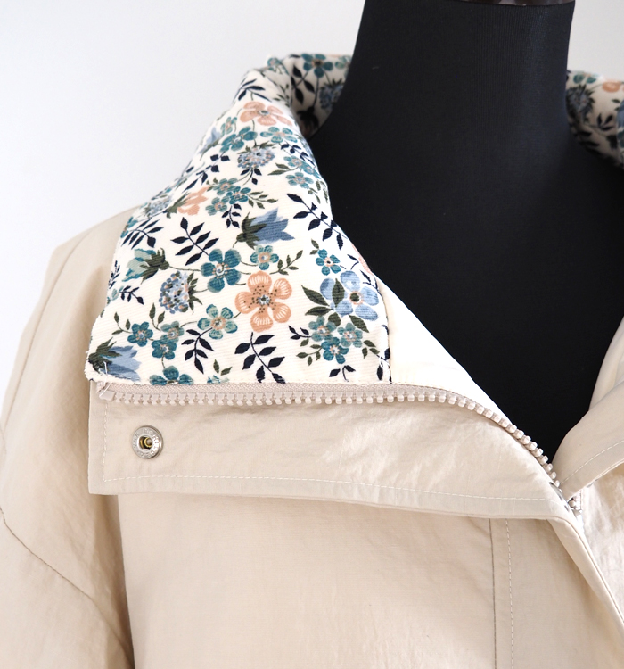 sosotto ソソット ダウンジャケット LIBERTY部分使い レディース