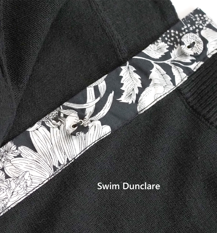 sosotto ソソット 綿麻 ニットベスト 春夏 2WAY リバティ前立て