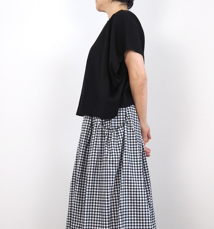 sosotto ソソット 綿麻 ニットベスト 春夏 2WAY リバティ前立て