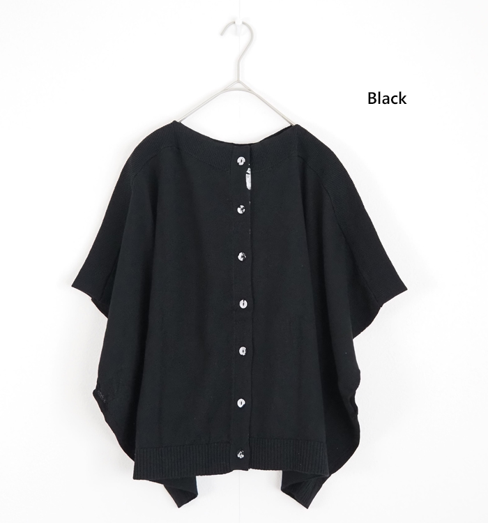 sosotto ソソット 綿麻 ニットベスト 春夏 2WAY リバティ前立て