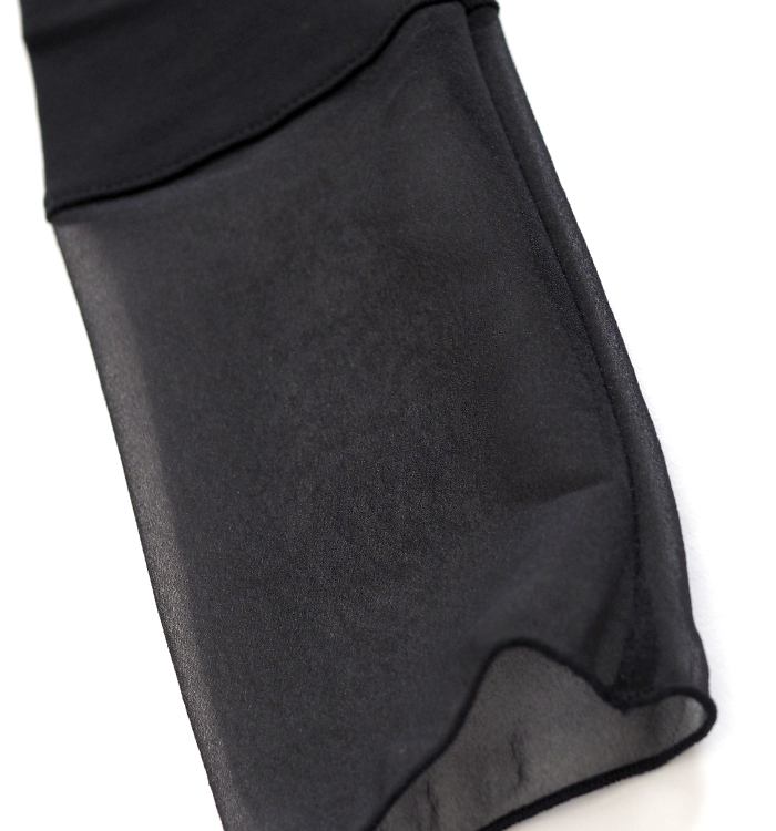 CYNICAL シニカル ラウンドネックプルオーバー チュールレイヤード レディース