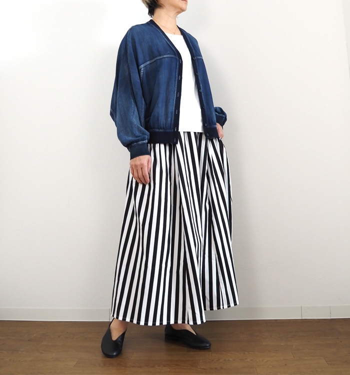 CYNICAL シニカル シアーデニム Vネックカーディガン