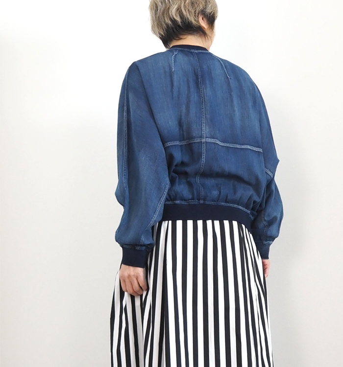 CYNICAL シニカル シアーデニム Vネックカーディガン