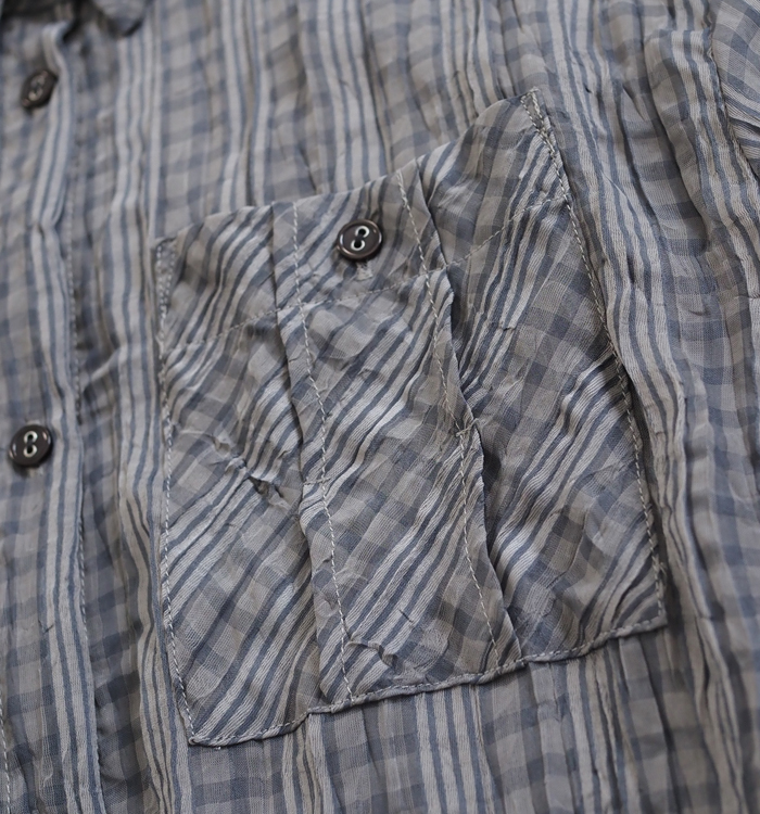 CYNICAL シアーチェックロングワンピース 着用スタイリング