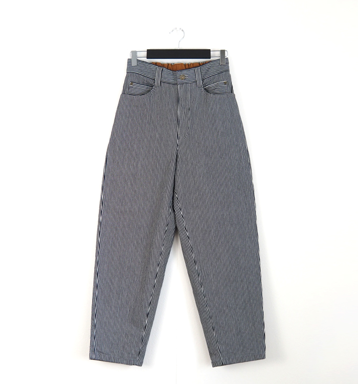 SYNANOGUES 53 シナノーグ ヒッコリーデニムパンツ レディース