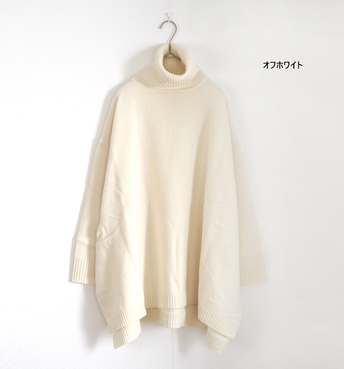 NARU ナルファクトリー タスマニアラム アラスカタートルニット レディース ウォッシャブル