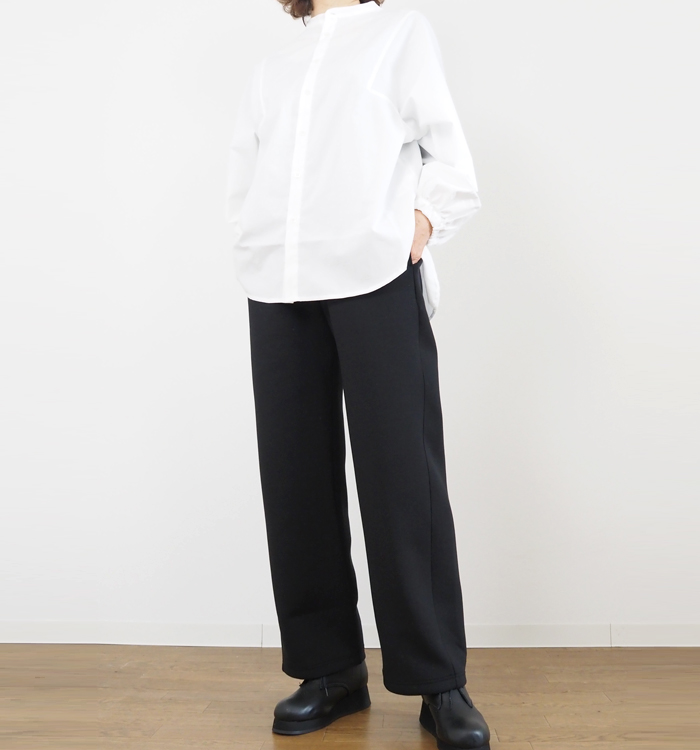 NARU factory ナルファクトリー ストレートパンツ ミリオラメントダブルエアー レディース