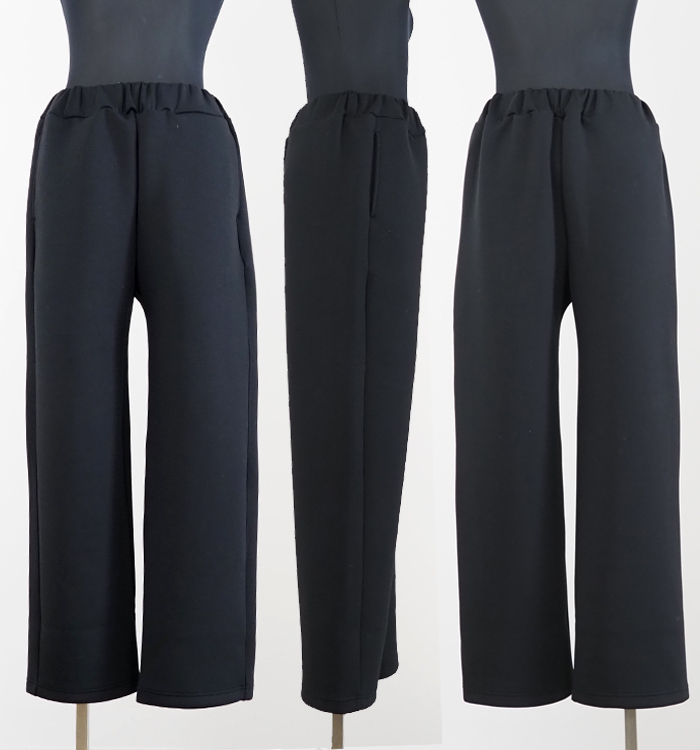 NARU factory ナルファクトリー ストレートパンツ ミリオラメントダブルエアー レディース