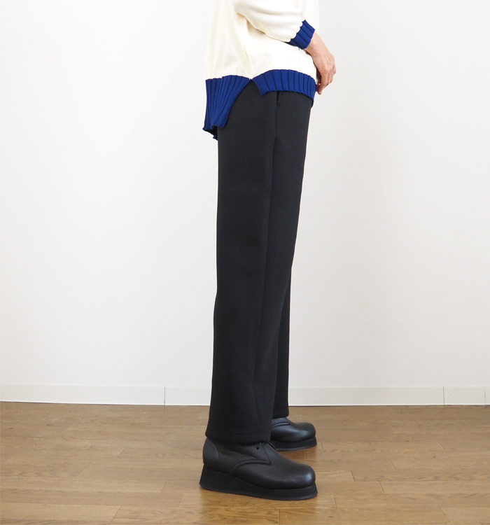 NARU factory ナルファクトリー ストレートパンツ ミリオラメントダブルエアー レディース