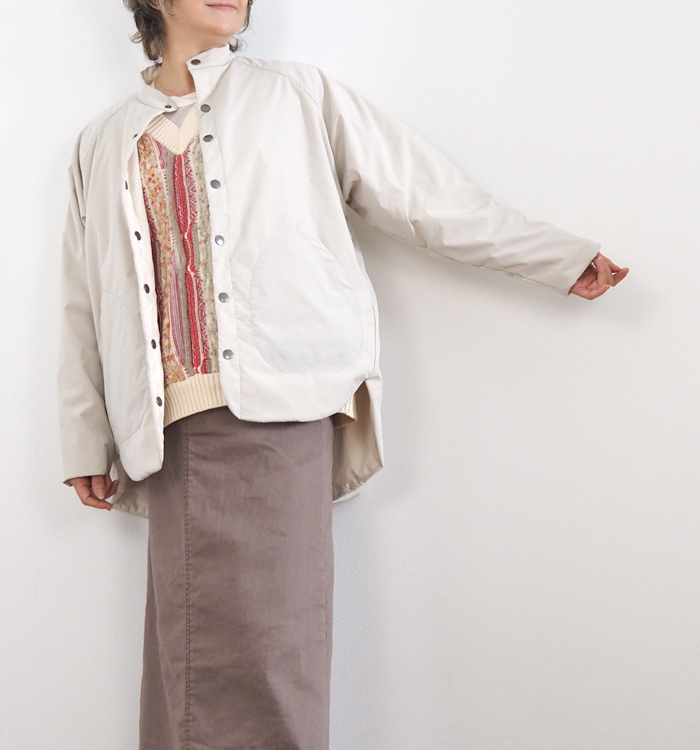 NARU factory ナルファクトリー パデッドスミスジャケット レディース