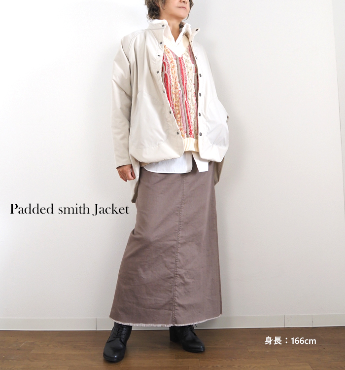 NARU factory ナルファクトリー パデッドスミスジャケット レディース