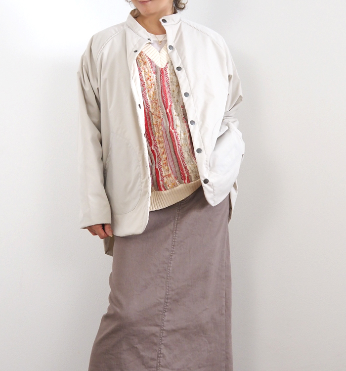 NARU factory ナルファクトリー パデッドスミスジャケット レディース