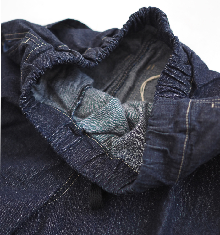 NARU factory ナルファクトリー イージーパンツ 8オンスムラデニム レディース