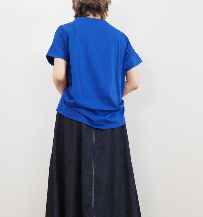 NARU factory ナルファクトリー サイロ天竺 半袖プリントTシャツ レディース