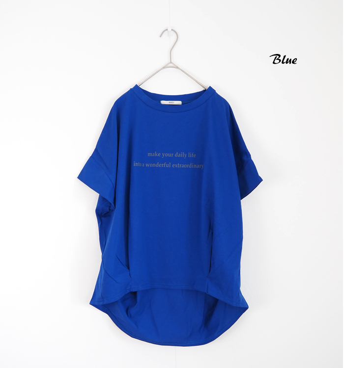 NARU factory ナルファクトリー サイロ天竺 半袖プリントTシャツ レディース