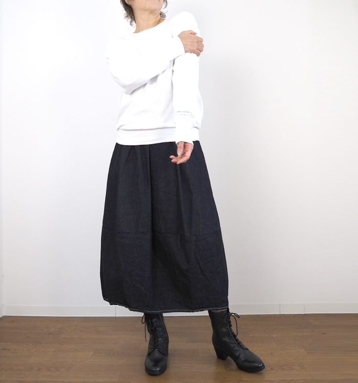 NARU factory ナルファクトリー ラウンドネックプルオーバー レディース