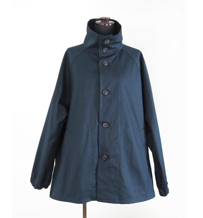 NARU factory ナルファクトリー 40/2コットンギャバ ショートトレンチ