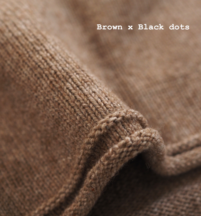 NARU ナルファクトリー ドット柄ニット プルオーバー ウォッシャブル レディース