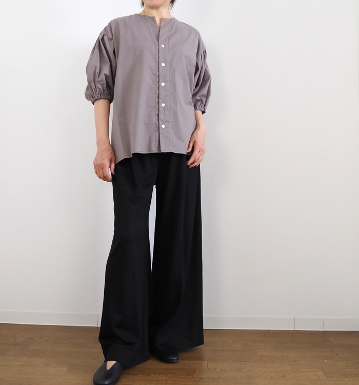 NARU ナルファクトリー ロングシャツ 綿ローンクリアワッシャー 薄手