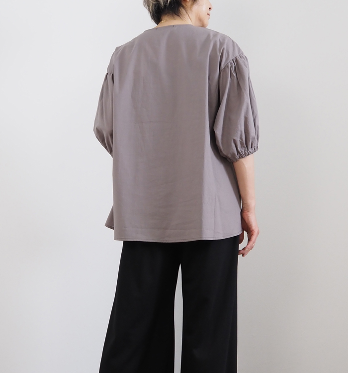 NARU ナルファクトリー ロングシャツ 綿ローンクリアワッシャー 薄手