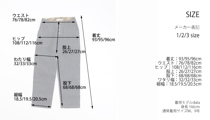 SYNANOGUES 53 シナノーグ ハイライズストレッチデニムパンツ レディース