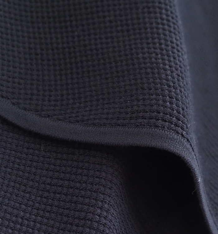 Squady スカディ ドライワッフルニット プルオーバー レディース