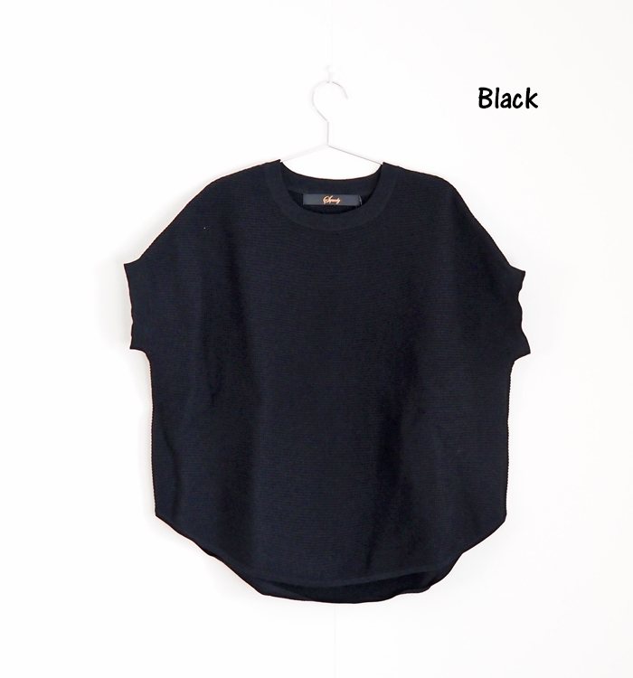 Squady スカディ ドライワッフルニット プルオーバー レディース