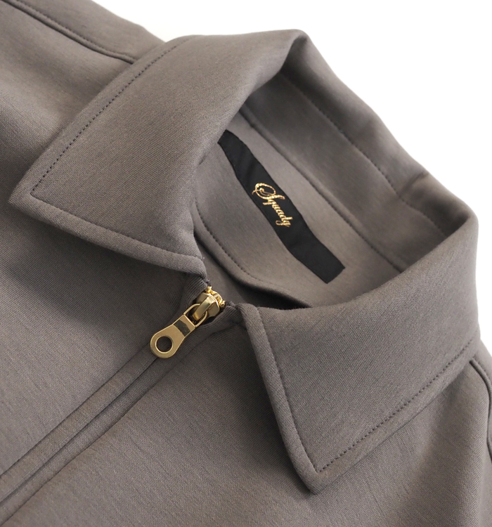 Squady スカディ オーバーサイズジップアップジャケット ダンボールニット レディース