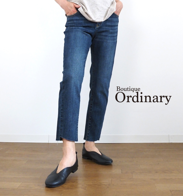 Boutique Ordinary ブティックオーディナリー デニムスリムパンツ レディース