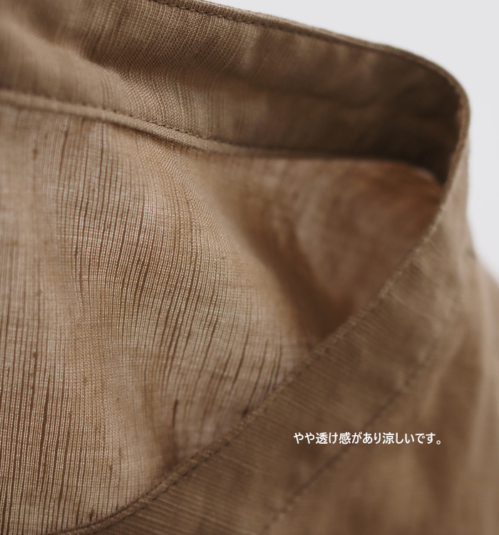 Boutique Ordinary ブティックオーディナリー バンドカラー半袖ブラウス
