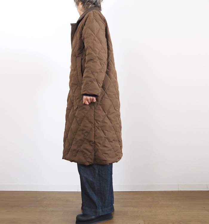 Boutique Ordinary ブティークオーディナリー リバーシブルチェスターダウンコート レディース