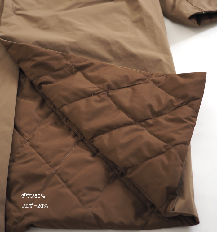 Boutique Ordinary ブティークオーディナリー リバーシブルチェスターダウンコート レディース