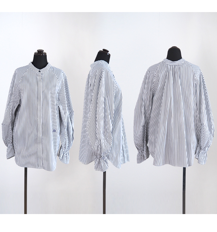 Boutique Ordinary ブティークオーディナリー 2wayバンドカラーシャツ レディース