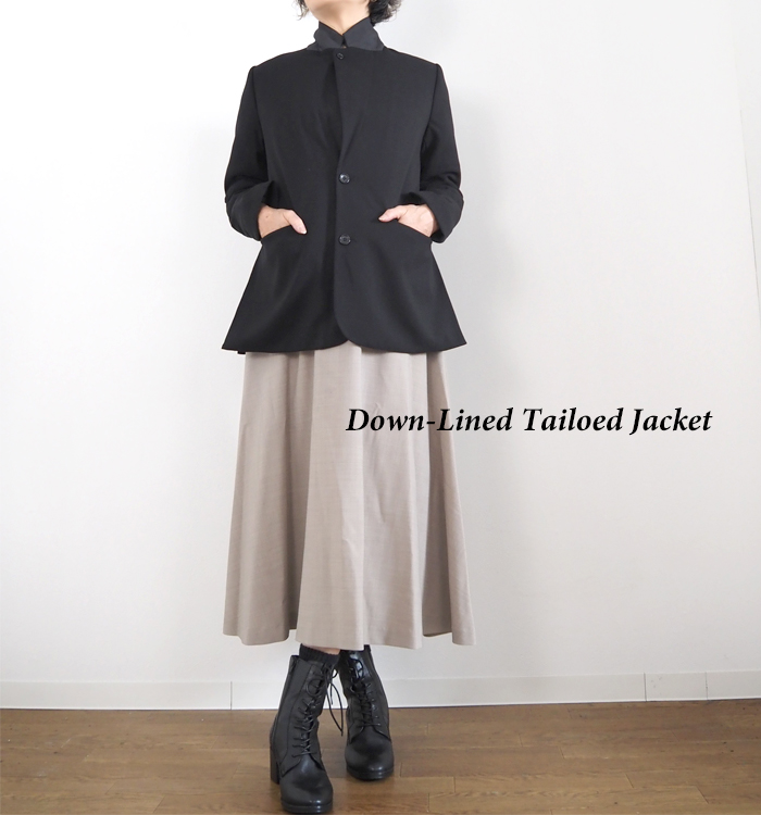 Boutique Ordinary ブティークオーディナリー ダウンライニングテーラードジャケット