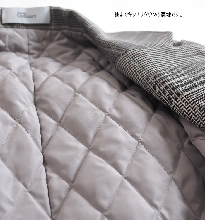 Boutique Ordinary ブティークオーディナリー ダウンライニングテーラードジャケット