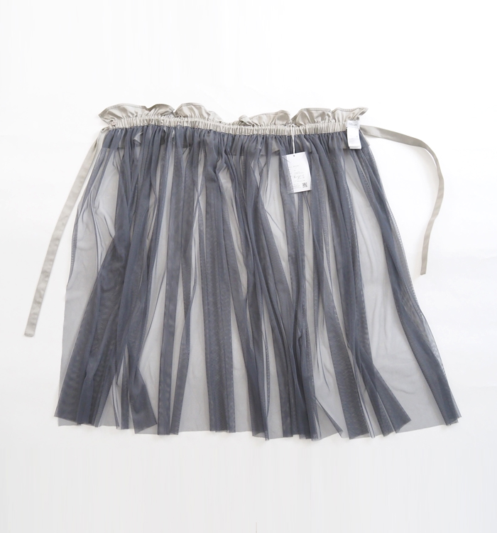 Boutique Ordinary ブティックオーディナリー チュールスカート ペプラムベルト