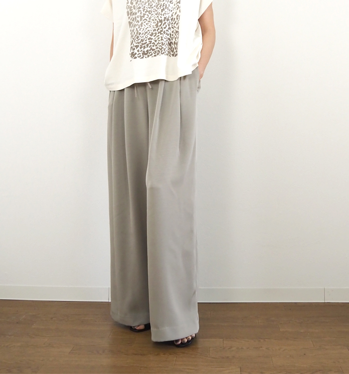 Boutique Ordinary とろみワイドパンツ