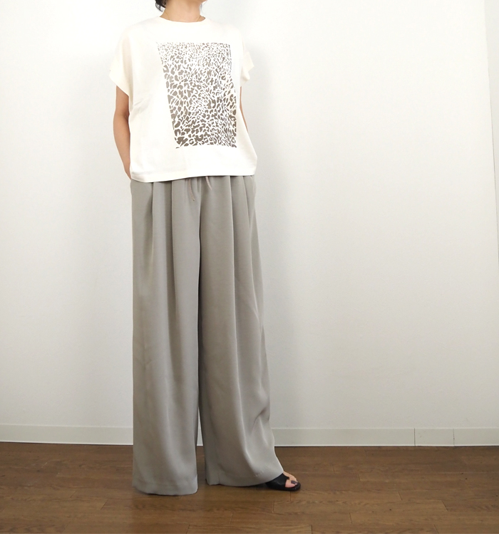 Boutique Ordinary とろみワイドパンツ