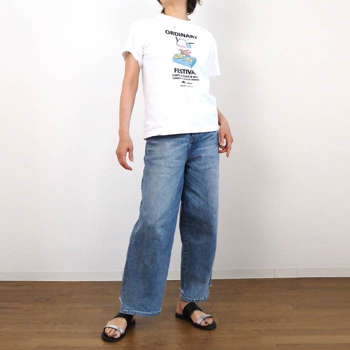 MULGA × サンリオ コラボ Tシャツ スタイリング