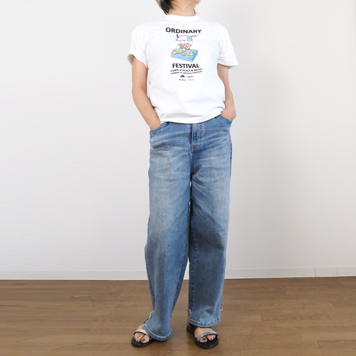 MULGA × サンリオ コラボ Tシャツ スタイリング