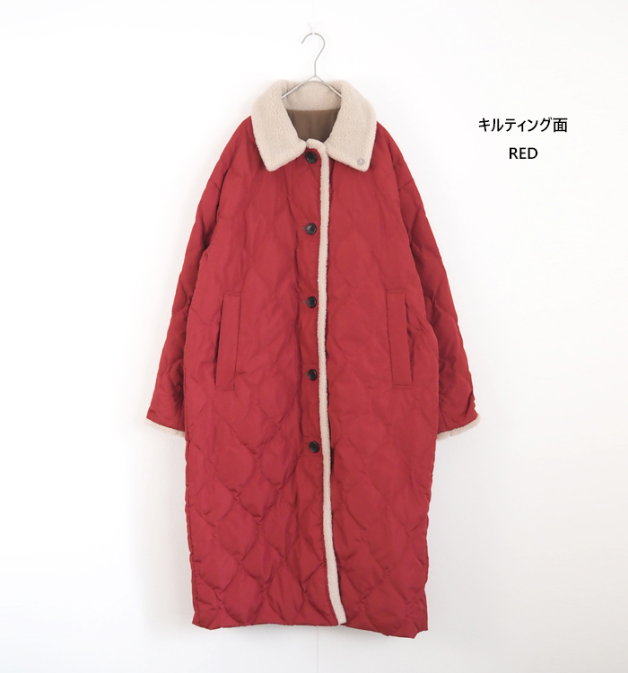 キルティング面 レッド