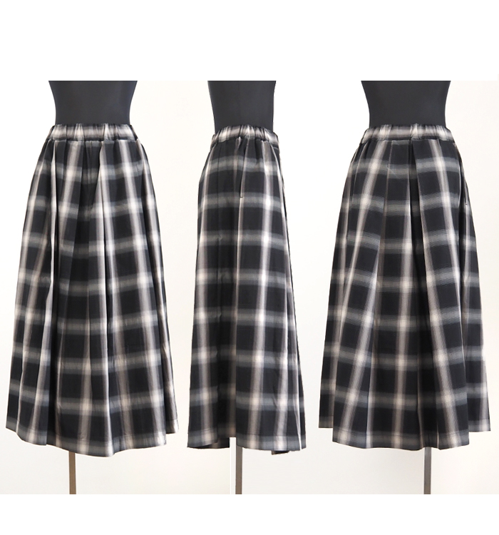 nicholson and nicholson ニコルソンアンドニコルソン ランダムタックスカート