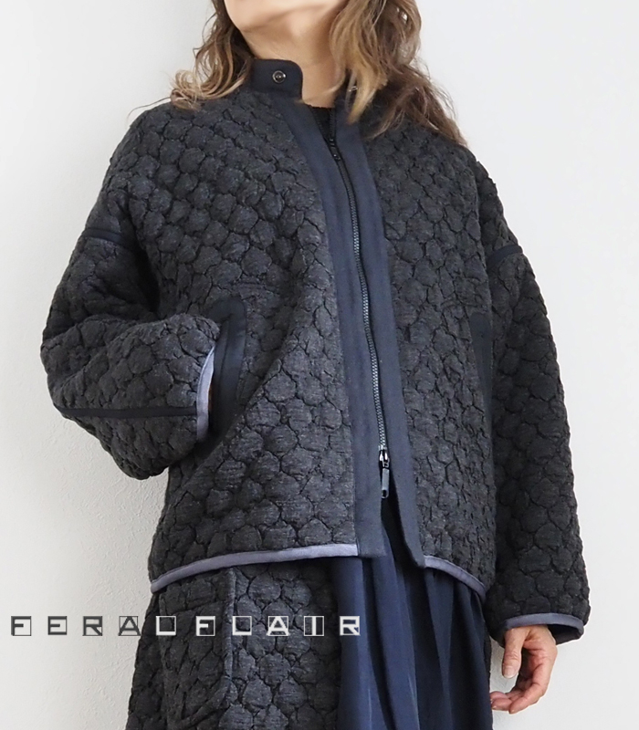 FERAL FLAIR フィラルフレア キルティングブルゾンジャンパー レディース